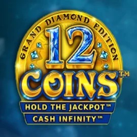 12 Coins Grand Diamond Edition slot logo by Wazdan at Spinsy Casino