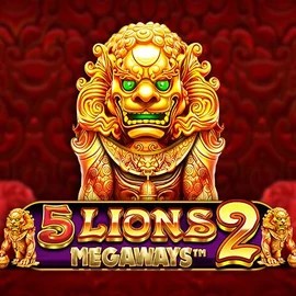 Official Slots logo: 5 Lions Megaways 2 by Pragmatic Play at Spinsy Casino