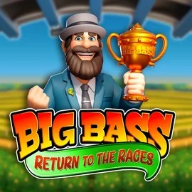 Big Bass Return to the Races logo – Slots by Pragmatic Play at Spinsy Casino