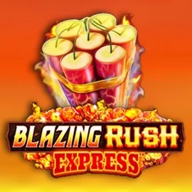 Blazing Rush Express logo by AreaVegas at Spinsy Casino