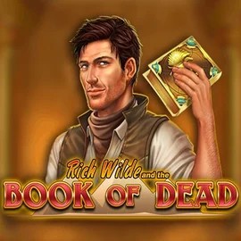 Official Slots logo: Book of Dead by Play'n GO at Spinsy Casino