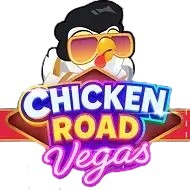 Chicken Road Vegas game by InOut – logo hosted on Spinsy Casino