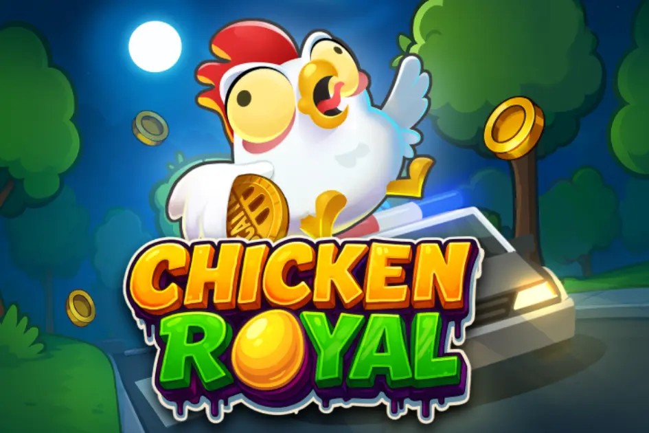 Official Casino Games logo: Chicken Royal by InOut at Spinsy Casino