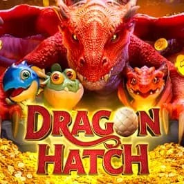 Dragon Hatch slot logo by PG Soft at Spinsy Casino