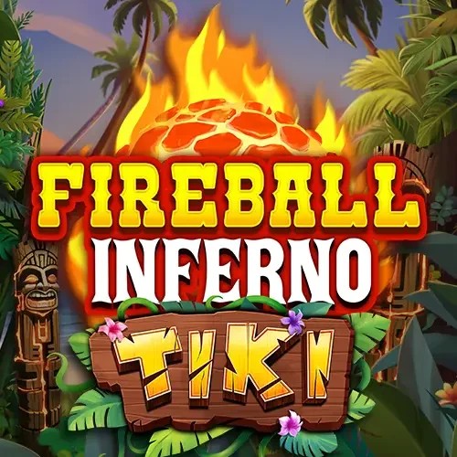 Fireball Inferno Tiki by NetEnt, showcased at spinsy-casinoo.com – game logo