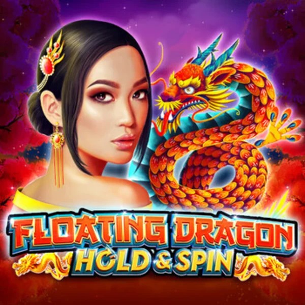 Floating Dragon slot logo by Pragmatic Play at Spinsy Casino