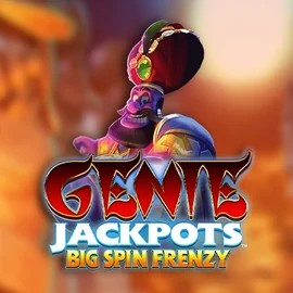 Official Jackpots logo: Genie Jackpots: Big Spin Frenzy by Blueprint Gaming at Spinsy Casino