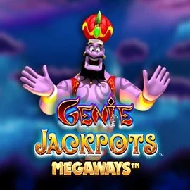 Genie Jackpots Megaways logo by Blueprint Gaming at Spinsy Casino