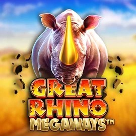 Great Rhino Megaways slot visual from Pragmatic Play available on spinsy-casinoo.com