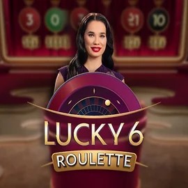 Lucky 6 Roulette logo by Pragmatic Play at Spinsy Casino