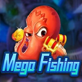 Mega Fishing logo by TaDa Gaming Spinsy Casino