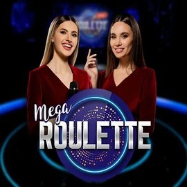 Mega Roulette game by Pragmatic Play – logo hosted on Spinsy Casino