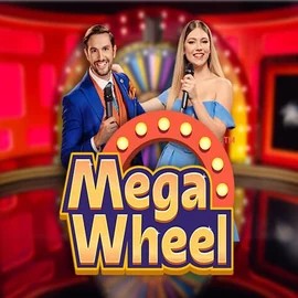 Mega Wheel online game logo by Pragmatic Play on spinsy-casinoo.com