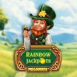 Jackpots logo of Rainbow Jackpots Megaways from Red Tiger Gaming at Spinsy Casino