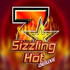 Official Slots logo: Sizzling Hot Deluxe by Novomatic at Spinsy Casino