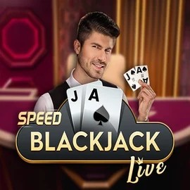 Official Live Casino logo: Speed Blackjack by Pragmatic Play at Spinsy Casino