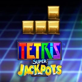 Tetris Super Jackpots by WMS, showcased at spinsy-casinoo.com – game logo