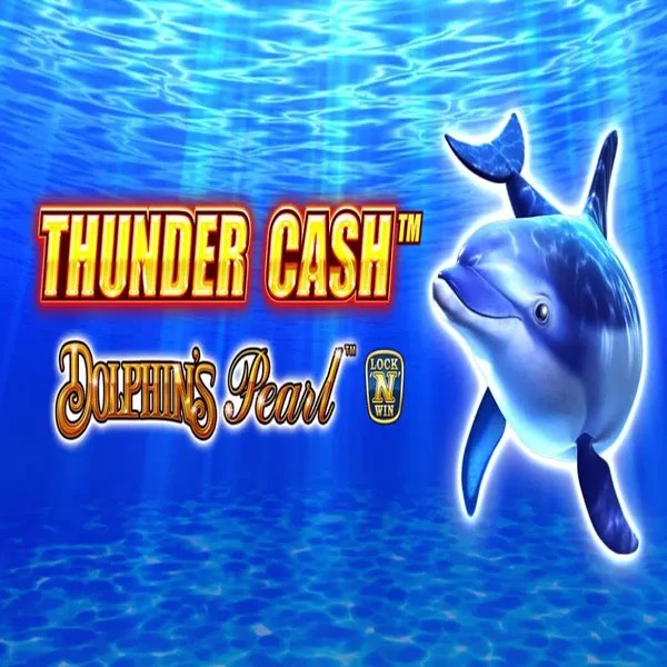 Thunder Cash Dolphins Pearl by Novomatic, showcased at spinsy-casinoo.com – game logo