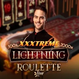 XXXtreme Lightning Roulette online game logo by Evolution on spinsy-casinoo.com