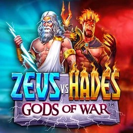 Slots logo of Zeus vs Hades: Gods of War from Pragmatic Play at Spinsy Casino